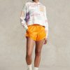 Hanorac alb din lână pentru femei Ralph Lauren Logo Graphic Oversize Hanorac alb din lână pentru femei Ralph Lauren Logo Graphic Oversize