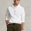 Hanorac alb pentru bărbați, din tricot dublu, Ralph Lauren