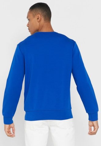 Hanorac albastru Ralph Lauren Essential pentru bărbați