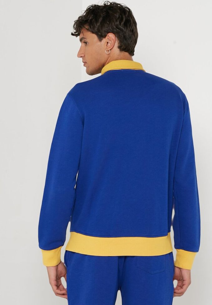 Hanorac albastru Ralph Lauren Essential pentru bărbați Hanorac albastru Ralph Lauren Essential pentru bărbați