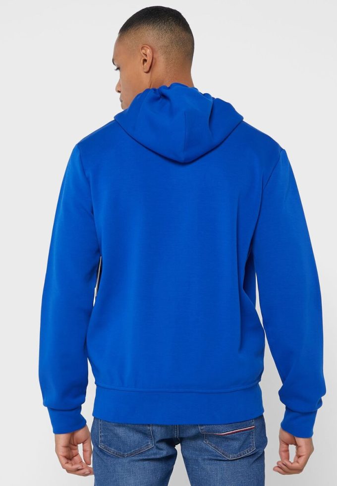 Hanorac albastru Ralph Lauren Essential pentru bărbați