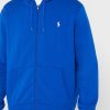 Hanorac albastru Ralph Lauren Essential pentru bărbați