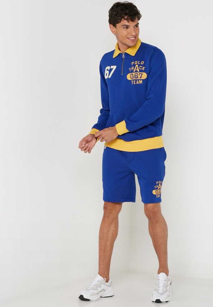 Hanorac albastru Ralph Lauren Essential pentru bărbați Hanorac albastru Ralph Lauren Essential pentru bărbați
