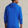 Hanorac albastru Ralph Lauren French Terry pentru bărbați Hanorac albastru Ralph Lauren French Terry pentru bărbați