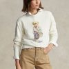 Hanorac crew pentru femei Ralph Lauren Polo Bear Fleece crewneck