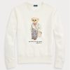 Hanorac crew pentru femei Ralph Lauren Polo Bear Fleece crewneck