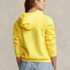 Hanorac cu glugă din lână Ralph Lauren, de culoare galbenă, pentru damă Hanorac cu glugă din lână Ralph Lauren, de culoare galbenă, pentru damă