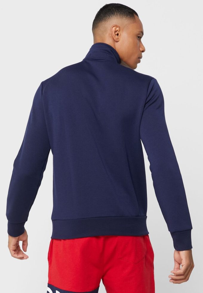 Hanorac cu jumătate de fermoar cu logo Ralph Lauren pentru bărbați Hanorac cu jumătate de fermoar cu logo Ralph Lauren pentru bărbați