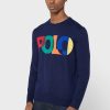 Hanorac cu logo Ralph Lauren pentru bărbați bleumarin Hanorac cu logo Ralph Lauren pentru bărbați bleumarin