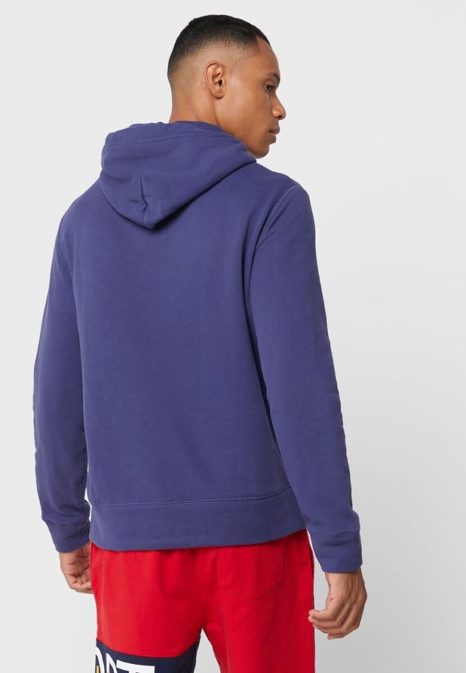 Hanorac cu logo Ralph Lauren pentru bărbați bleumarin Hanorac cu logo Ralph Lauren pentru bărbați bleumarin