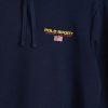 Hanorac cu mânecă cu logo Ralph Lauren pentru bărbați bleumarin