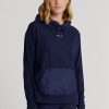 Hanorac din jerseu hibrid Ralph Lauren GolfLogo pentru femei bleumarin