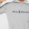 Hanorac gri pentru bărbați cu logo Ralph Lauren Hanorac gri pentru bărbați cu logo Ralph Lauren