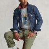 Hanorac gri pentru bărbați Ralph Lauren Polo Bear Fleece Hanorac gri pentru bărbați Ralph Lauren Polo Bear Fleece