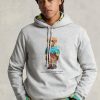 Hanorac gri pentru bărbați Ralph Lauren Polo Bear Fleece Hanorac gri pentru bărbați Ralph Lauren Polo Bear Fleece