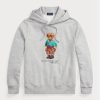 Hanorac gri pentru bărbați Ralph Lauren Polo Bear Fleece Hanorac gri pentru bărbați Ralph Lauren Polo Bear Fleece
