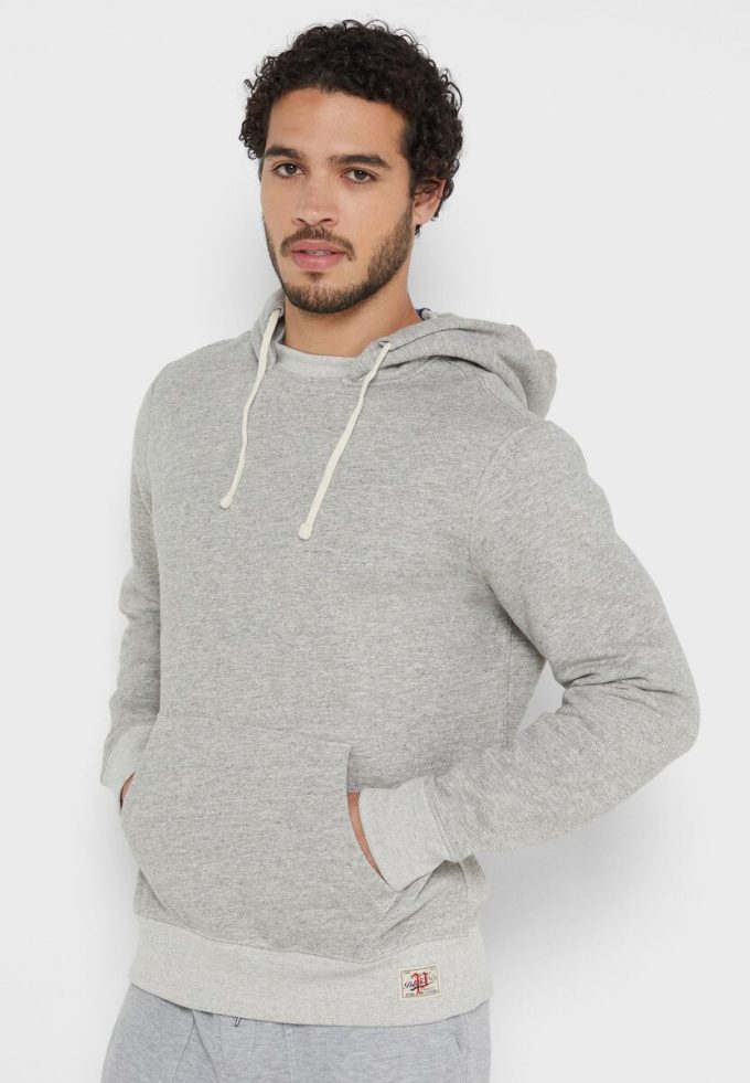 Hanorac gri Ralph Lauren Essential pentru bărbați Hanorac gri Ralph Lauren Essential pentru bărbați