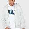 Hanorac gri Ralph Lauren Essential pentru bărbați Hanorac gri Ralph Lauren Essential pentru bărbați