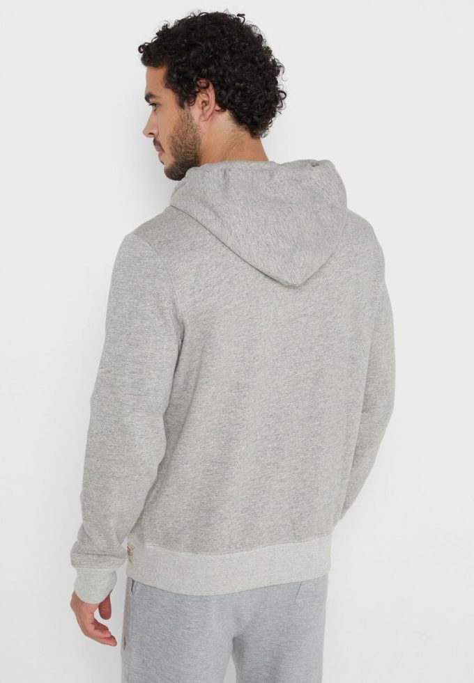 Hanorac gri Ralph Lauren Essential pentru bărbați Hanorac gri Ralph Lauren Essential pentru bărbați