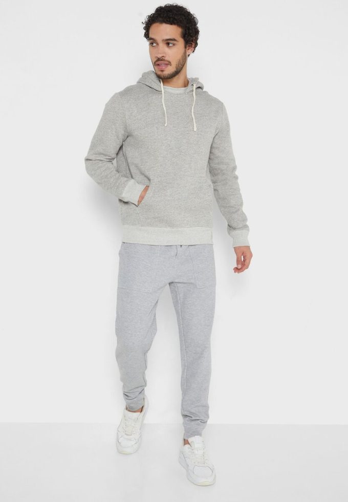 Hanorac gri Ralph Lauren Essential pentru bărbați Hanorac gri Ralph Lauren Essential pentru bărbați