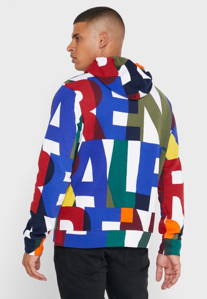 Hanorac multicolor pentru bărbați Ralph Lauren Color Block Hanorac multicolor pentru bărbați Ralph Lauren Color Block