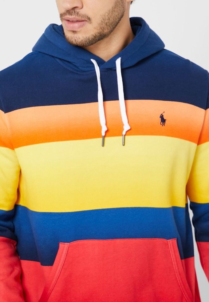 Hanorac multicolor pentru bărbați Ralph Lauren Color Block Hanorac multicolor pentru bărbați Ralph Lauren Color Block