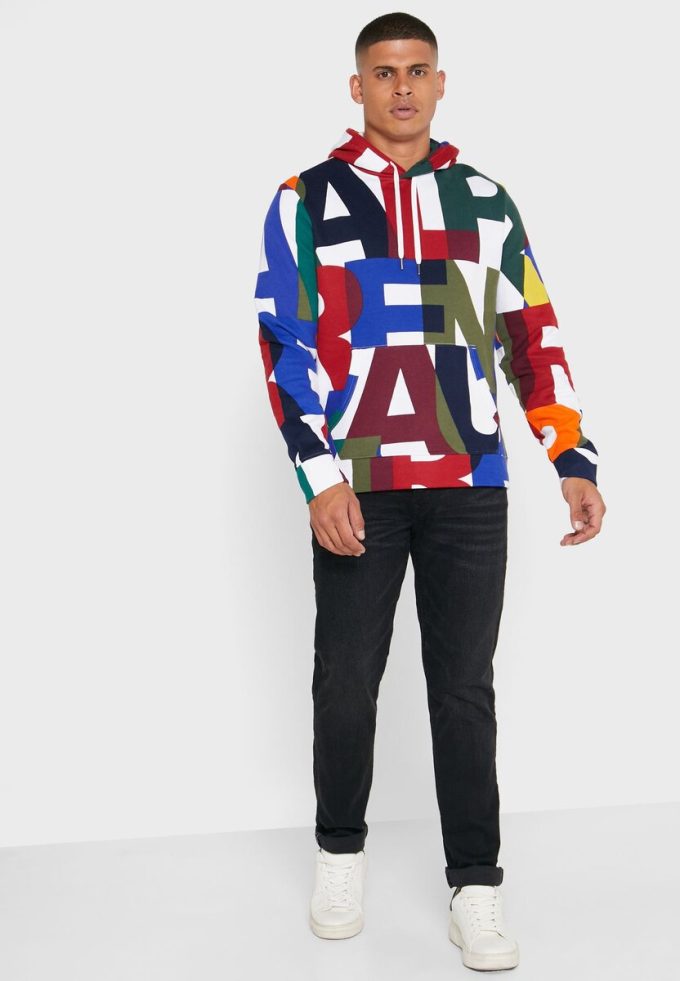 Hanorac multicolor pentru bărbați Ralph Lauren Color Block Hanorac multicolor pentru bărbați Ralph Lauren Color Block