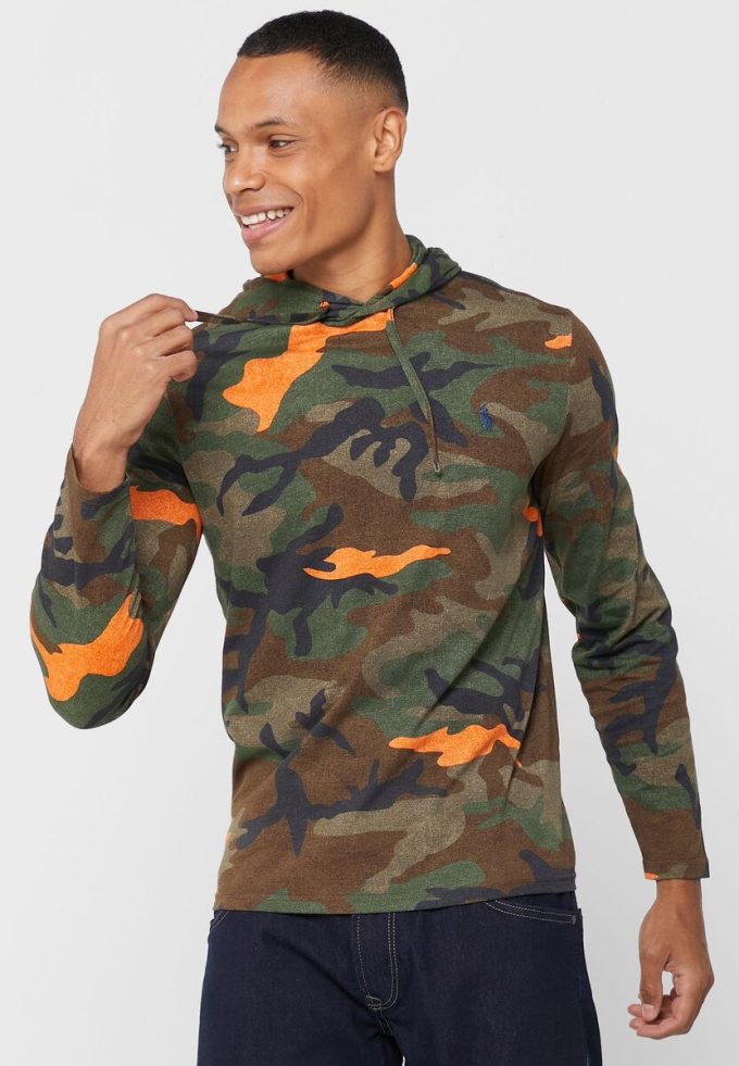 Hanorac multicolor Ralph Lauren Camo pentru bărbați Hanorac multicolor Ralph Lauren Camo pentru bărbați