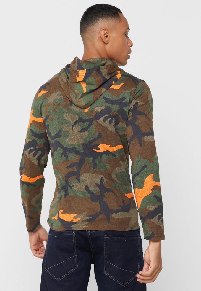 Hanorac multicolor Ralph Lauren Camo pentru bărbați Hanorac multicolor Ralph Lauren Camo pentru bărbați