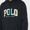Hanorac negru cu logo Ralph Lauren pentru bărbați Hanorac negru cu logo Ralph Lauren pentru bărbați