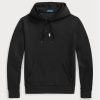 Hanorac negru pentru bărbați Ralph Lauren, din tricot dublu Hanorac negru pentru bărbați Ralph Lauren, din tricot dublu