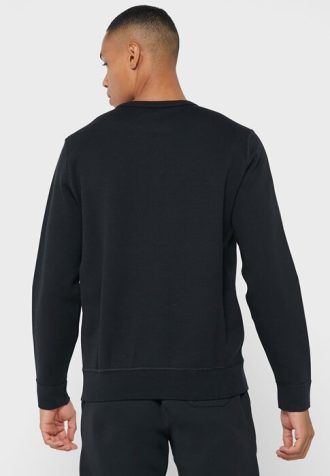 Hanorac negru Ralph Lauren Essential pentru bărbați