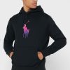 Hanorac negru Ralph Lauren Graphic pentru bărbați Hanorac negru Ralph Lauren Graphic pentru bărbați