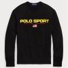 Hanorac negru Ralph Lauren Polo Sport Fleece pentru bărbați Hanorac negru Ralph Lauren Polo Sport Fleece pentru bărbați