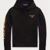 Hanorac negru Ralph Lauren Polo Sport Fleece pentru bărbați Hanorac negru Ralph Lauren Polo Sport Fleece pentru bărbați