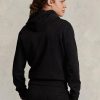 Hanorac negru Ralph Lauren Polo Sport Fleece pentru bărbați Hanorac negru Ralph Lauren Polo Sport Fleece pentru bărbați