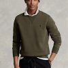Hanorac pentru bărbați din tricot dublu Ralph Lauren Marled Olive Hanorac pentru bărbați din tricot dublu Ralph Lauren Marled Olive