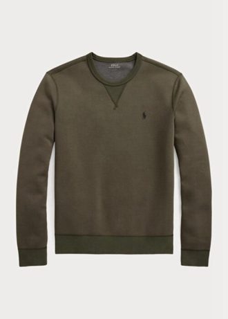 Hanorac pentru bărbați din tricot dublu Ralph Lauren Marled Olive Hanorac pentru bărbați din tricot dublu Ralph Lauren Marled Olive