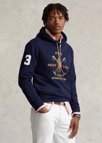 Hanorac pentru bărbați Ralph Lauren Big Polo Crest Fleece pentru bărbați