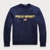 Hanorac pentru bărbați Ralph Lauren Polo Sport Fleece bleumarin Hanorac pentru bărbați Ralph Lauren Polo Sport Fleece bleumarin