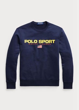 Hanorac pentru bărbați Ralph Lauren Polo Sport Fleece bleumarin