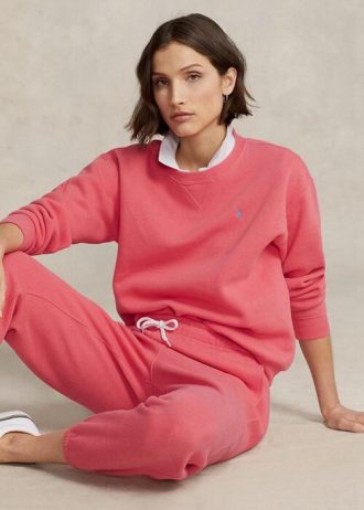 Hanorac pentru femei Ralph Lauren, cu pulover, cu guler rotund