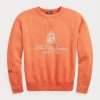 Hanorac portocaliu pentru femei Ralph Lauren Logo Graphic Fleece Hanorac portocaliu pentru femei Ralph Lauren Logo Graphic Fleece