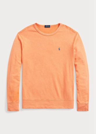 Hanorac portocaliu Ralph Lauren Spa Terry pentru bărbați