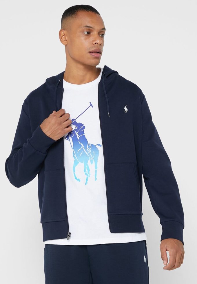 Hanorac Ralph Lauren Essential pentru bărbați bleumarin Hanorac Ralph Lauren Essential pentru bărbați bleumarin
