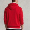 Hanorac roșu pentru bărbați Ralph Lauren Big Polo Crest Fleece Hanorac roșu pentru bărbați Ralph Lauren Big Polo Crest Fleece