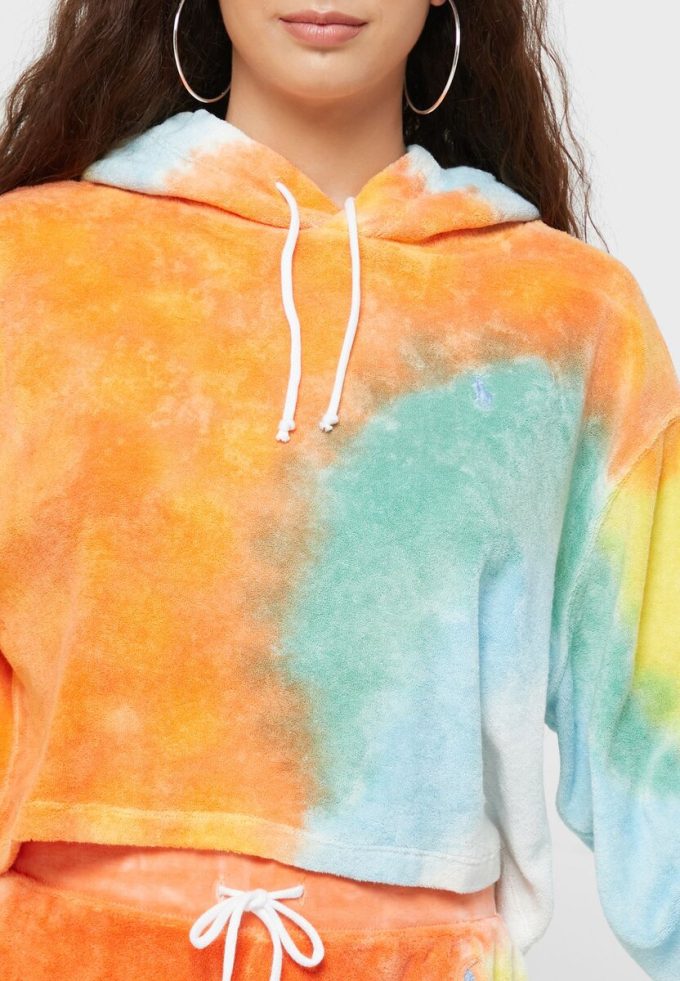Hanorac tricotat cu pulover Ralph Lauren multicolor pentru femei