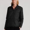 Hanorace negre Ralph Lauren hibride cu fermoar sfert pentru femei