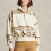 Hanorace pulover din lână, bej, Ralph Lauren, tonuri, cu motiv Fair Isle