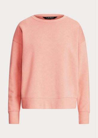 Hanorace pulover din lână pentru femei Ralph Lauren roz Hanorace pulover din lână pentru femei Ralph Lauren roz